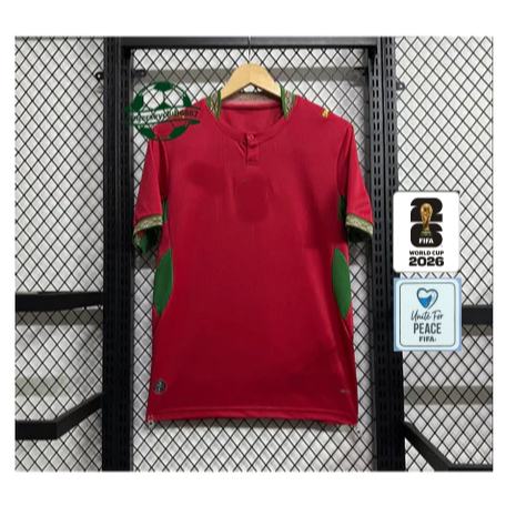 Fan Version 2026 เสื้อยืดแขนสั้นผู้ชาย Brazil Home Away