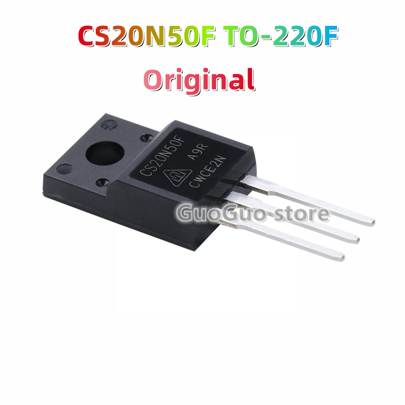 5pcs Original CS20N50F TO-220F CS20N50FA9R TO220F 50A/200V N-channel MOSFET ทรานซิสเตอร์ใหม่ของแท้