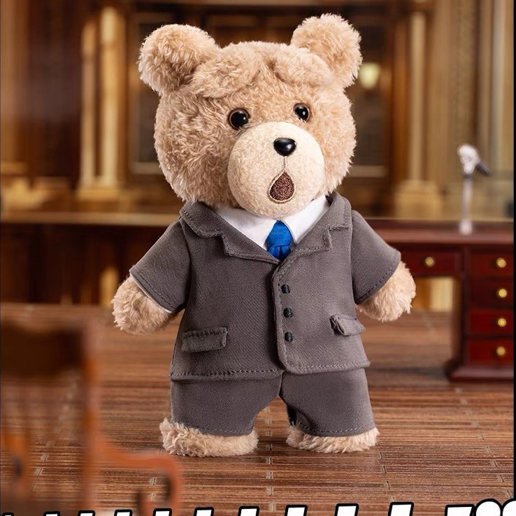 100% POPMART Resonance < Ted2 > ตุ๊กตาหมีตุ๊กตาเคลื่อนย้ายได้จี้ Mystery Box ของขวัญอินเทรนด์