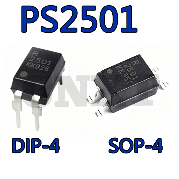 10 ชิ้นต่อล็อต PS2501 NEC2501 PS2501-1 DIP-4/SOP-4 2501 ออปโตคัปเปลอร์