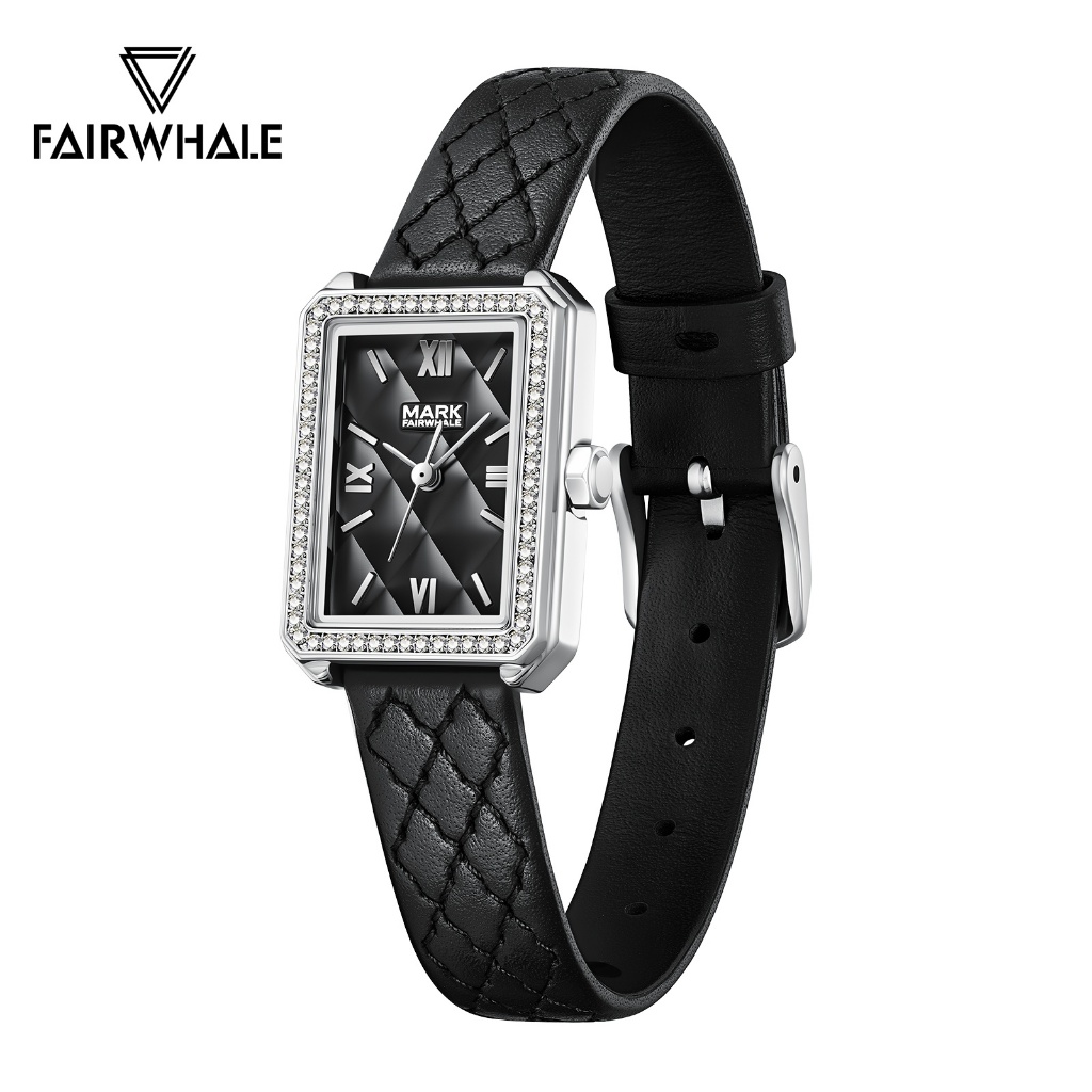 Mark Fairwhale 3002 Ultra-Slim Elegant Ladys Quartz Watch 2 Fish-Scale Strap Options Female Dress Wa