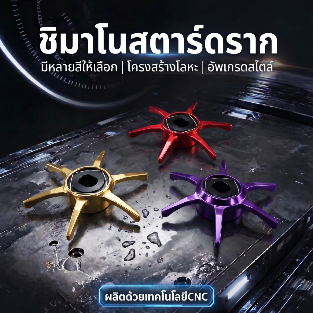 TzYu Star Drag 60 มม.สําหรับ Shimano Antares SLX DC Curado DC Baitcasting Reel อะไหล่