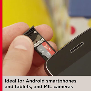 Sandisk Ultra Micro SD Card 128/256/512GB SDXC Class10 A1 Speed 140mb/s,150mb/s (SDSQUAB) mobile tab A1 UHS-I U1 memory card โทรศัพท์ แท็บเล็ต APACER