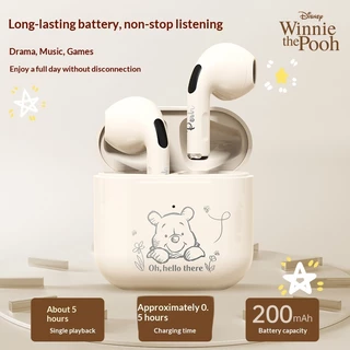 Disney DS-1 Graffiti Series IP Collaboration น่ารักและพกพาเพลงกีฬาสบาย Half-In-Ear Passive Noise-Cancelling หูฟังบลูทูธสําหรับ Apple และ Android