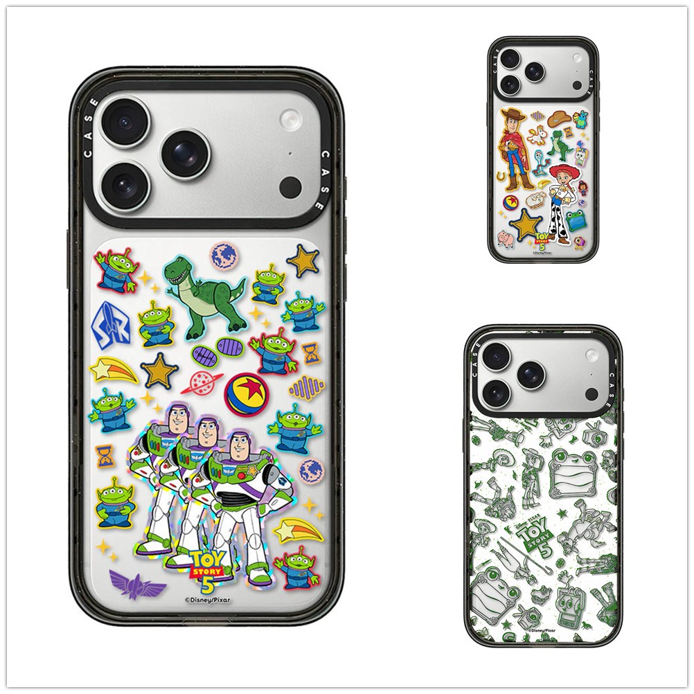 สําหรับ iPhone 17 16 15 14 13 Pro Max Plus Toy Story สติกเกอร์อะคริลิค Hard PC ฝาหลังกรณี