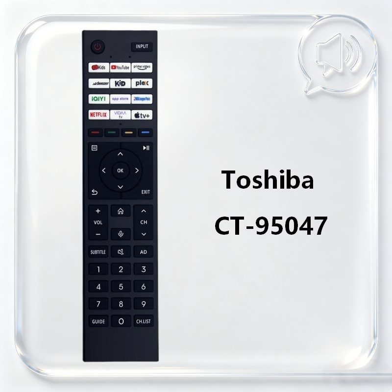 ใหม่ universal Toshiba CT-95047 รีโมททีวี 55E330RP ไม่มีเสียง
