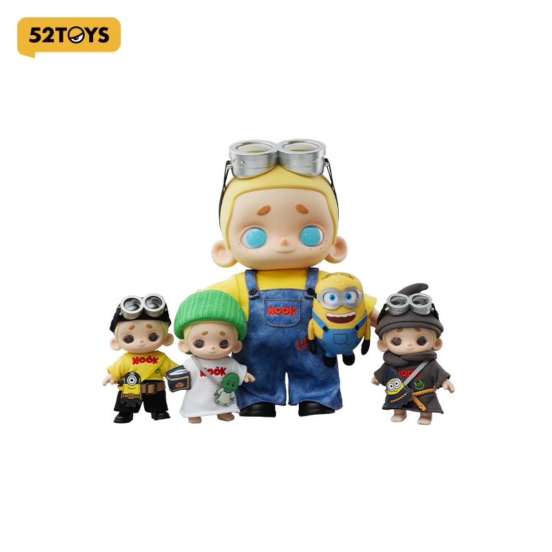 【Minions & Monsters  Movie Collectibles】52TOYS NOOK & MINIONS Plush Figure- Henry the Minion/Pirate Minion Carl/ Wizard Minion Ed/Goomi Figure Toy