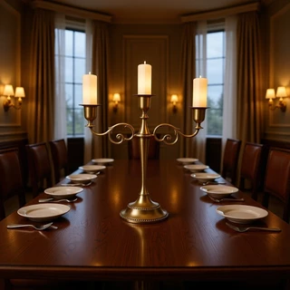 5-Arm Vintage Luxury Metal Candelabra, เชิงเทียนตั้งโต๊ะ, งานแต่งงานและตกแต่งอาหารค่ําโรแมนติก, พร็อพถ่ายรูปที่สวยงาม