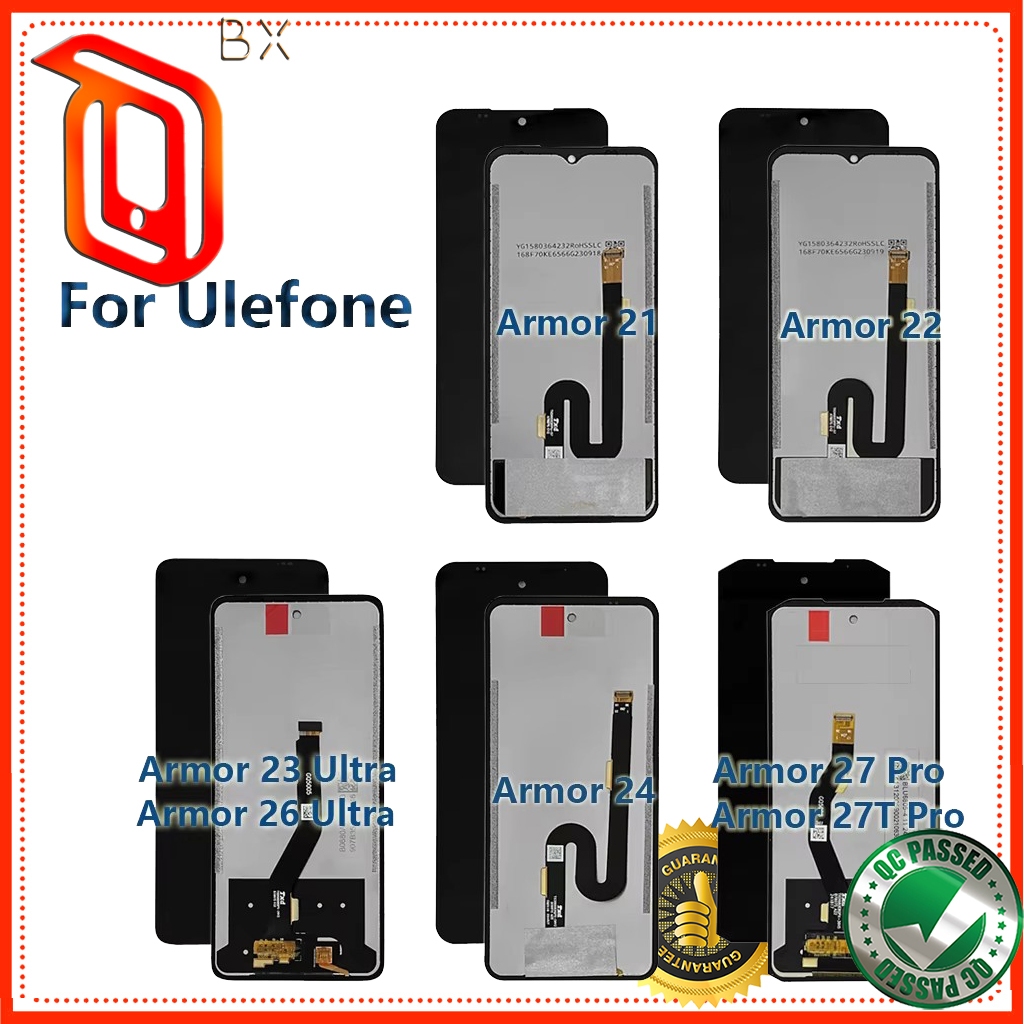 สําหรับ UleFone Armor21/22 Armor23/26 Ultra / Armor24 / Armor 27Pro/ 27T Armor 30 Pro จอแสดงผล LCD