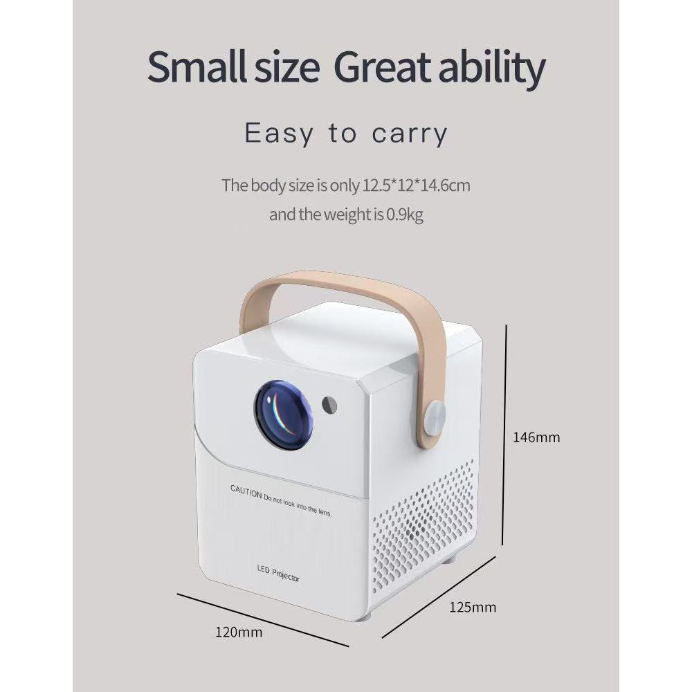 CY303 Pro Smart Projector 1080P WiFi Bluetooth Portable LED Home Cinema Projector