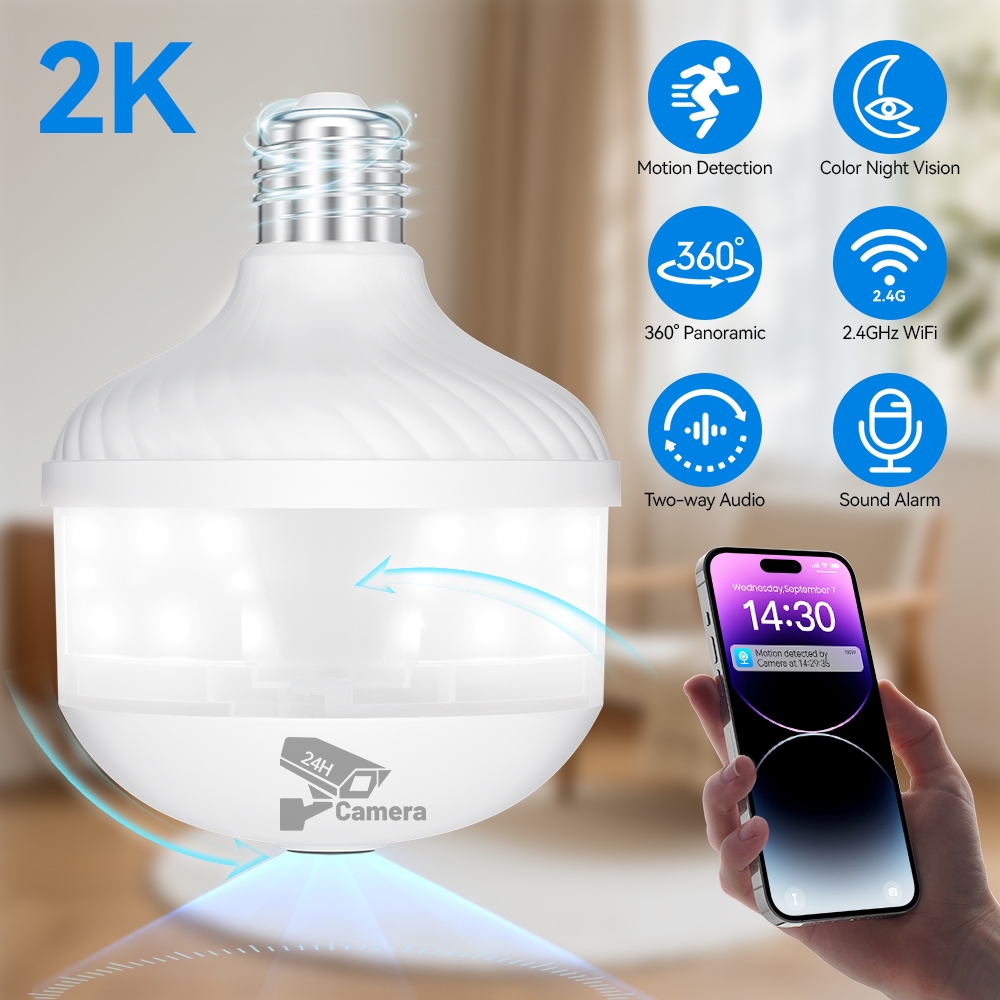 V380 Pro MAX D8 6MPกล้องเฝ้าระวังแบบพาโนรามา พร้อม WiFi 360° เต้ารับไฟรักษาความปลอดภัยพร้อมการมองเห็นได้ในเวลากลางคืนแบบเต็มรูปแบบ 4G