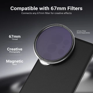 เคสโทรศัพท์ NEEWER PA192 S26 Ultra พร้อมตัวยึดเลนส์ 17 มม. และแหวนกรองขนาด 67 มม.