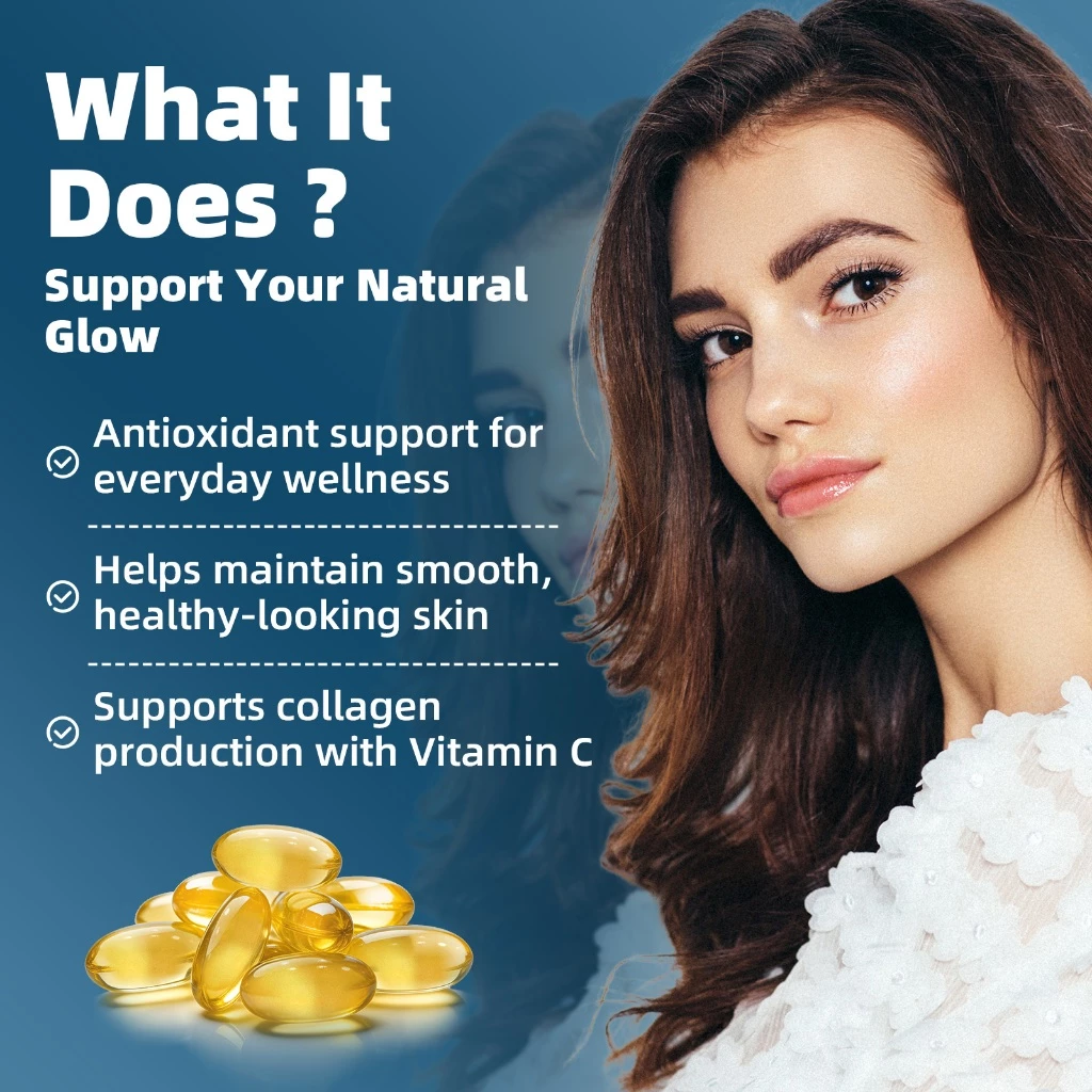 Gpgp Multi-Collagen 120 Capsules Types I II III V X Vitamin C E Hyaluronic Acid thumbnail 5