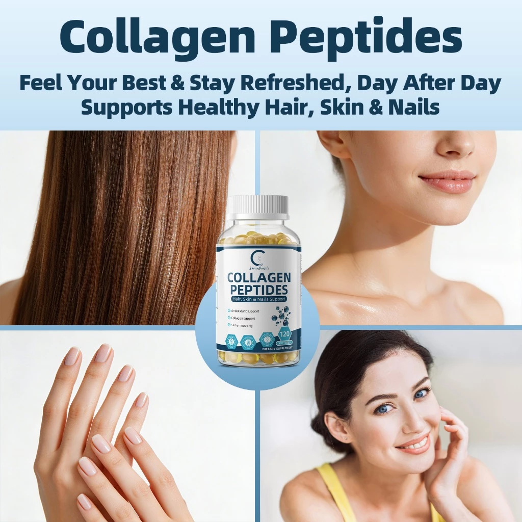Gpgp Multi-Collagen 120 Capsules Types I II III V X Vitamin C E Hyaluronic Acid thumbnail 7