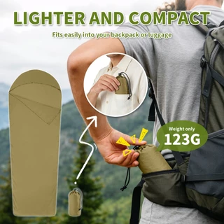 MAPLEAF ซับในถุงนอน Sleeping Bag Liner เบาพิเศษ 123g กันสกปรก สำหรับโรงแรม พกพาเดินป่า