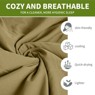 MAPLEAF ซับในถุงนอน Sleeping Bag Liner เบาพิเศษ 123g กันสกปรก สำหรับโรงแรม พกพาเดินป่า