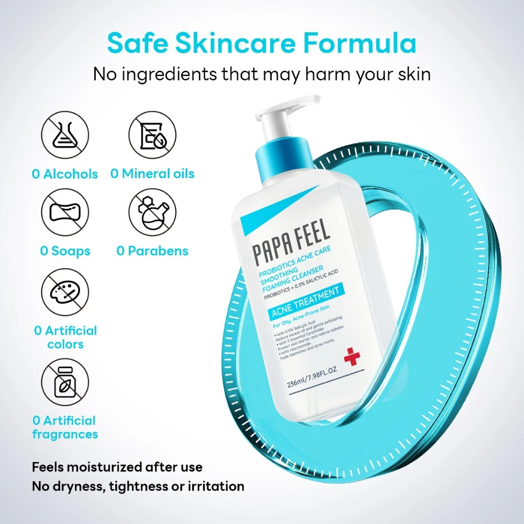 PAPA FEEL Probiotic Soothing Care Silky Foam Cleanser 236ml thumbnail 9