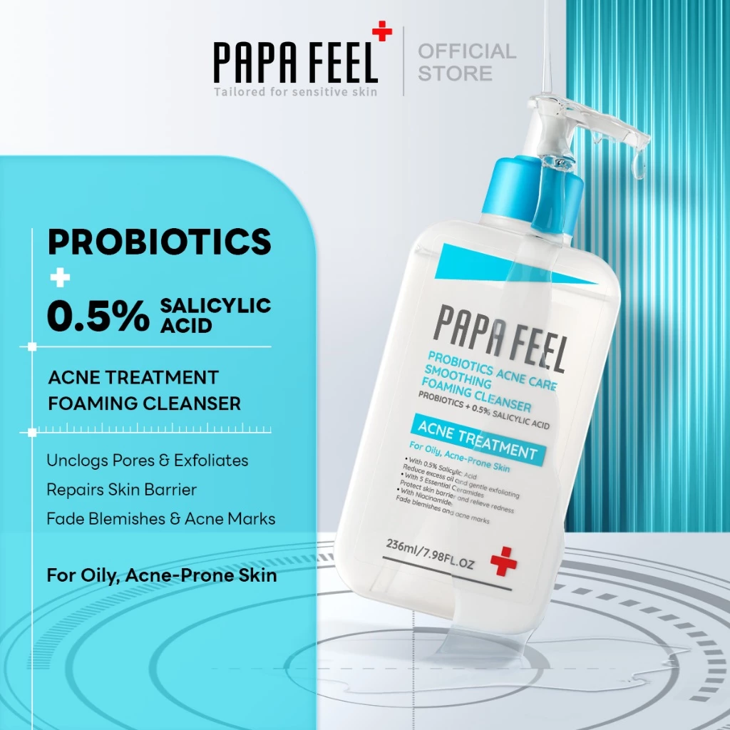 PAPA FEEL Probiotic Soothing Care Silky Foam Cleanser 236ml thumbnail 3