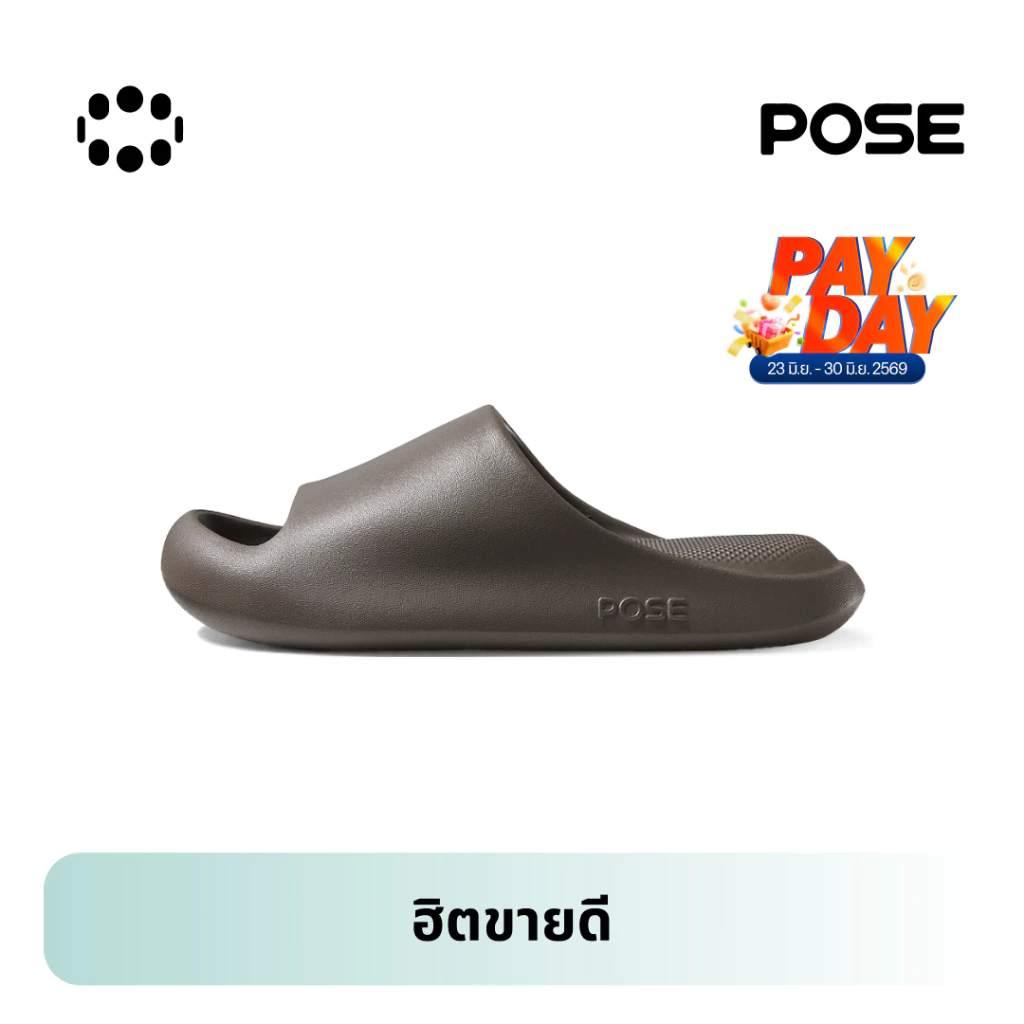 【Livestream】POSE Cloud Bounce รุ่นอุ้งเท้าแมว กันลื่นใช้ในบ้าน พื้นนุ่ม กันกระแทก รองเท้าแตะไซส์ใหญ่ PS5819W thumbnail 3