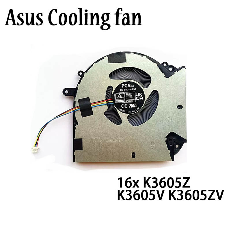 แล็ปท็อป CPU พัดลมระบายความร้อนสําหรับ ASUS Vivobook 16x K3605Z K3605V K3605ZV G97N12ms1MZ-57T11 DQ5