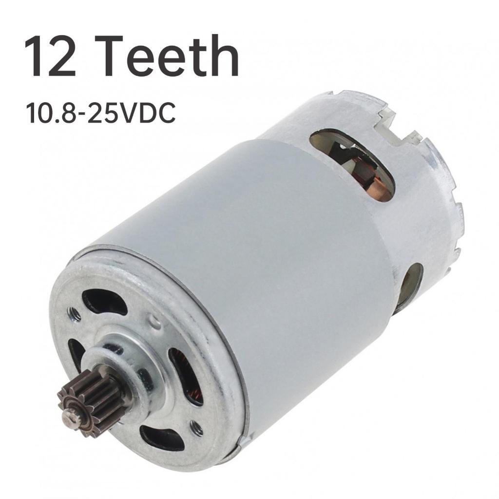 มอเตอร์ DC 12 ซี่ RS550 10.8-25V 21500-29000RPM สําหรับสว่านไฟฟ้า ไขควง 12 ซี่