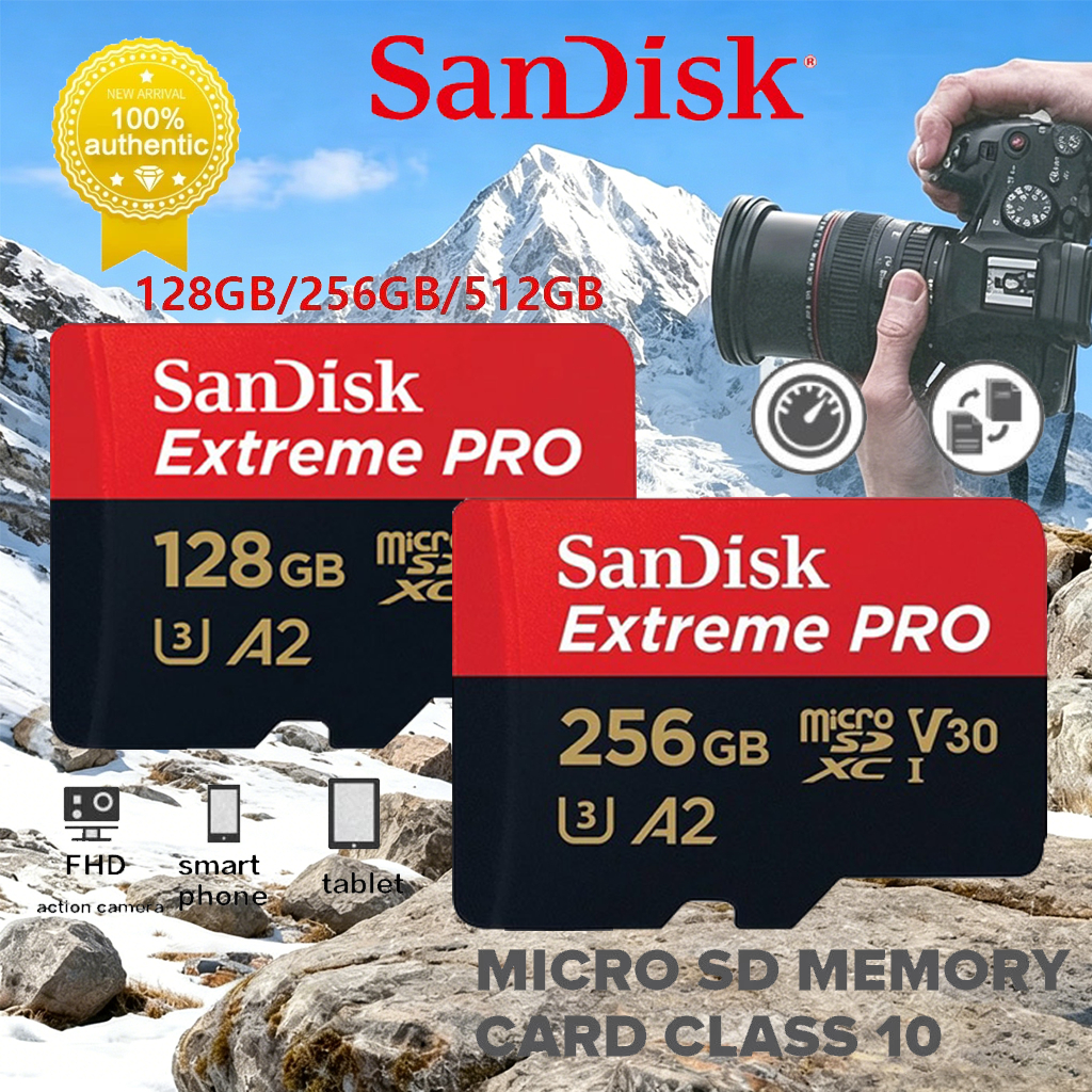 SANDISK EXTREME PRO SDXC UHS-I CARD 64GB (SDSDXXU-064G-GN4IN) ความเร็ว อ่าน 200MB/s เขียน 90MB/s
