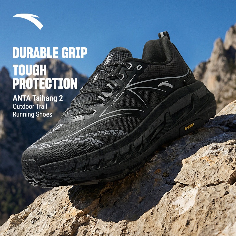 ANTA Men Sports Trail Shoes น้ําหนักเบา Chunky รองเท้ากีฬาที่สะดวกสบาย 912626635คิว