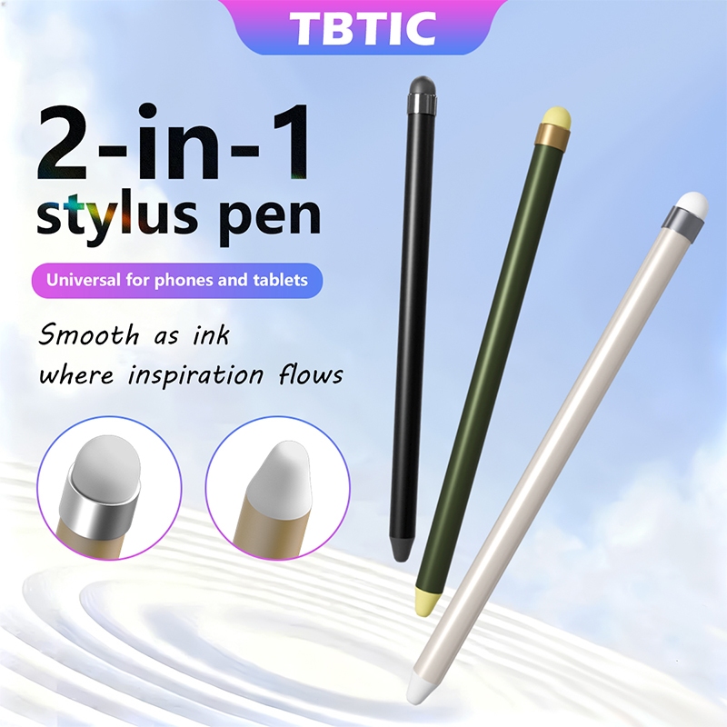 TBTIC ปากกาสไตลัส Universal สำหรับ iOS Android แท็บเล็ต ไม่ต้องชาร์จ ใช้เขียน วาดรูป ลื่นทุกหน้าจอสัมผัส