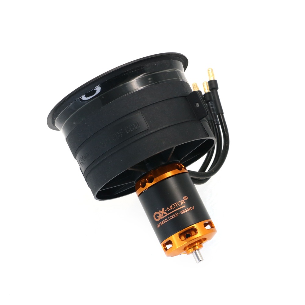 QX-MOTOR QF2822 64 มม.12-ใบมีดในตัวพัดลมท่อ 2100KV 2300KV 3300KV 3800KV 4300KV มอเตอร์ไร้แปรงสําหรับ