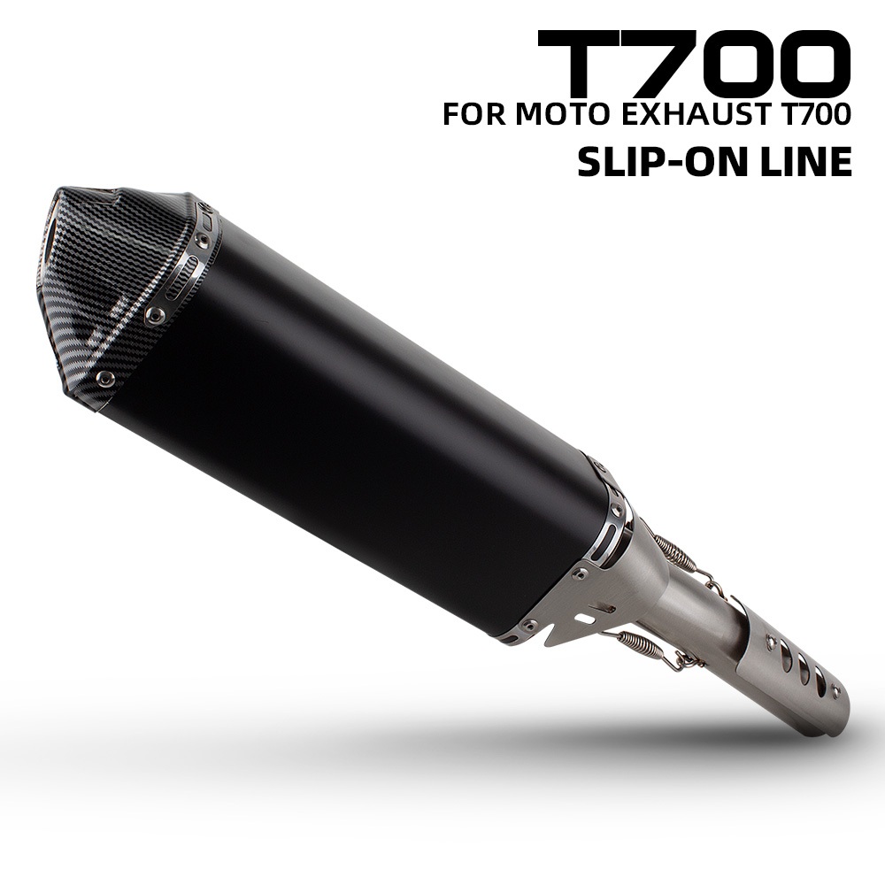 Yoshimura TRC Rally Racing รถจักรยานยนต์ท่อไอเสียชุด Slip On Line สําหรับ Yamaha T700