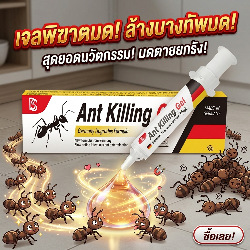 【BS สั่งทำ】🐜กำจัดมดทุกชนิดอย่างสิ้นเชิง🐜Hb&BS ANT BAIT ยาฆ่ามด แอนท์เบท เจลกำจัดมด แอนตี้แอนท์ เหยื่อกำจัดมด เจลล่อมด หยดเดียวตายยกรัง muki สำหรับมดทุกชนิด