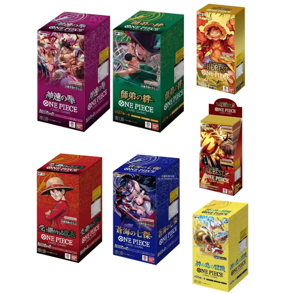 One Piece TCG [ญี่ปุ่น] Booster Box OP11/OP12/OP13/OP14/OP15/PRB01/PRB02 Card