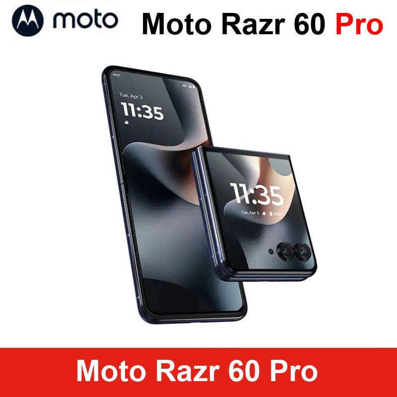 (ใหม่เอี่ยม ) เวอร์ชัน US Motorola Razr 60 Pro / Motorola Razr+ 2025 ( 5G ) สมาร์ทโฟน Snapdragon 8s 