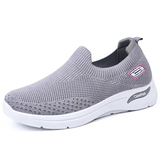 รองเท้าผู้หญิง Four Seasons Casual รองเท้า Soft Sole รองเท้าผ้าใบน้ําหนักเบาผู้หญิงขนาดใหญ่
