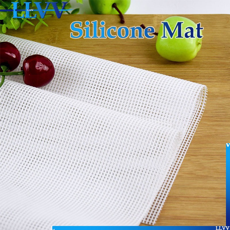 10/20ชิ้นซิลิโคนอบเสื่อทนความร้อน180° Silicone Baking Mat นํามาใช้ใหม่สําหรับอบผลไม้และเนื้อสัตว์เตาอบซับ