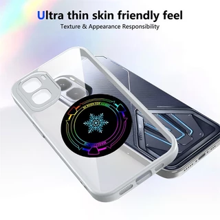 เคสกระจายความร้อนสําหรับ Infinix GT 50 Pro GT 30 20 Pro เกล็ดหิมะดิสก์แม่เหล็กกันชนกันกระแทกรถติดโทรศัพท์ฝาหลัง