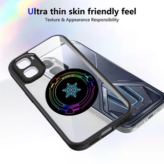 เคสกระจายความร้อนสําหรับ Infinix GT 50 Pro GT 30 20 Pro เกล็ดหิมะดิสก์แม่เหล็กกันชนกันกระแทกรถติดโทรศัพท์ฝาหลัง