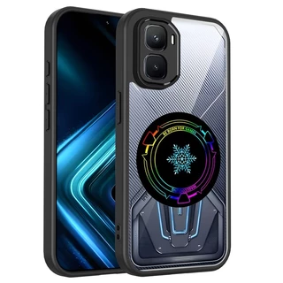 เคสกระจายความร้อนสําหรับ Infinix GT 50 Pro GT 30 20 Pro เกล็ดหิมะดิสก์แม่เหล็กกันชนกันกระแทกรถติดโทรศัพท์ฝาหลัง
