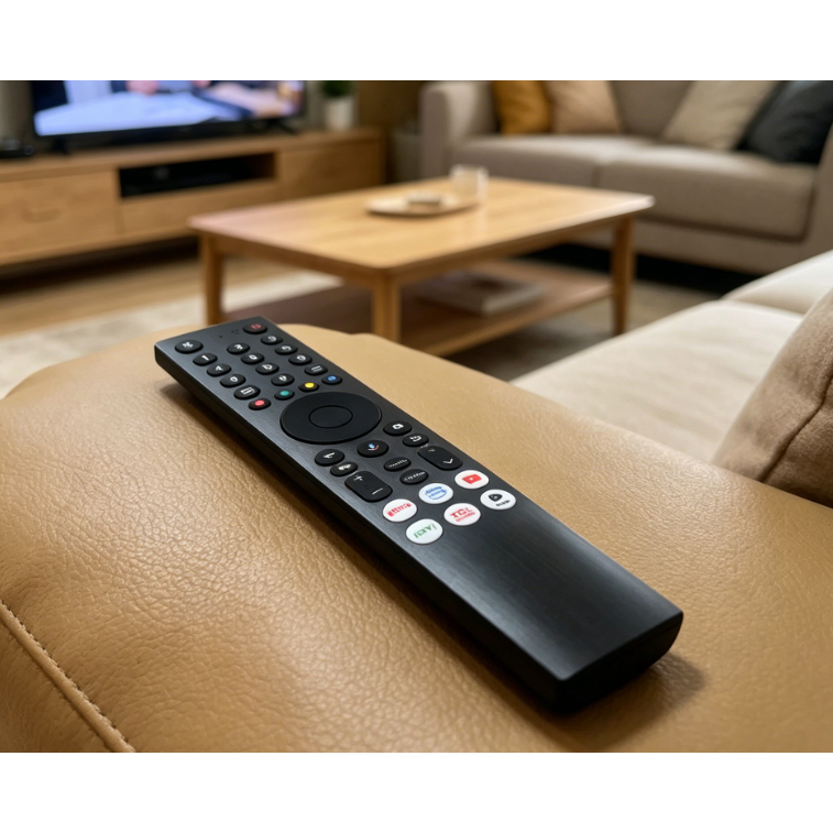 เสียงสมาร์ททีวีรีโมทคอนโทรลสําหรับ TCL 55C6K 65C6K 75C6K 85C6K QLED 4K Ultra HD Google TV Universal 