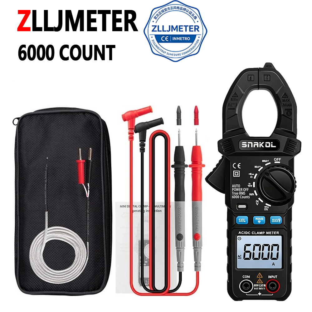 ZLLJMETER มัลติมิเตอร์แบบดิจิตอล SK203 แรงดันไฟฟ้า AC/DC NCV true RMS