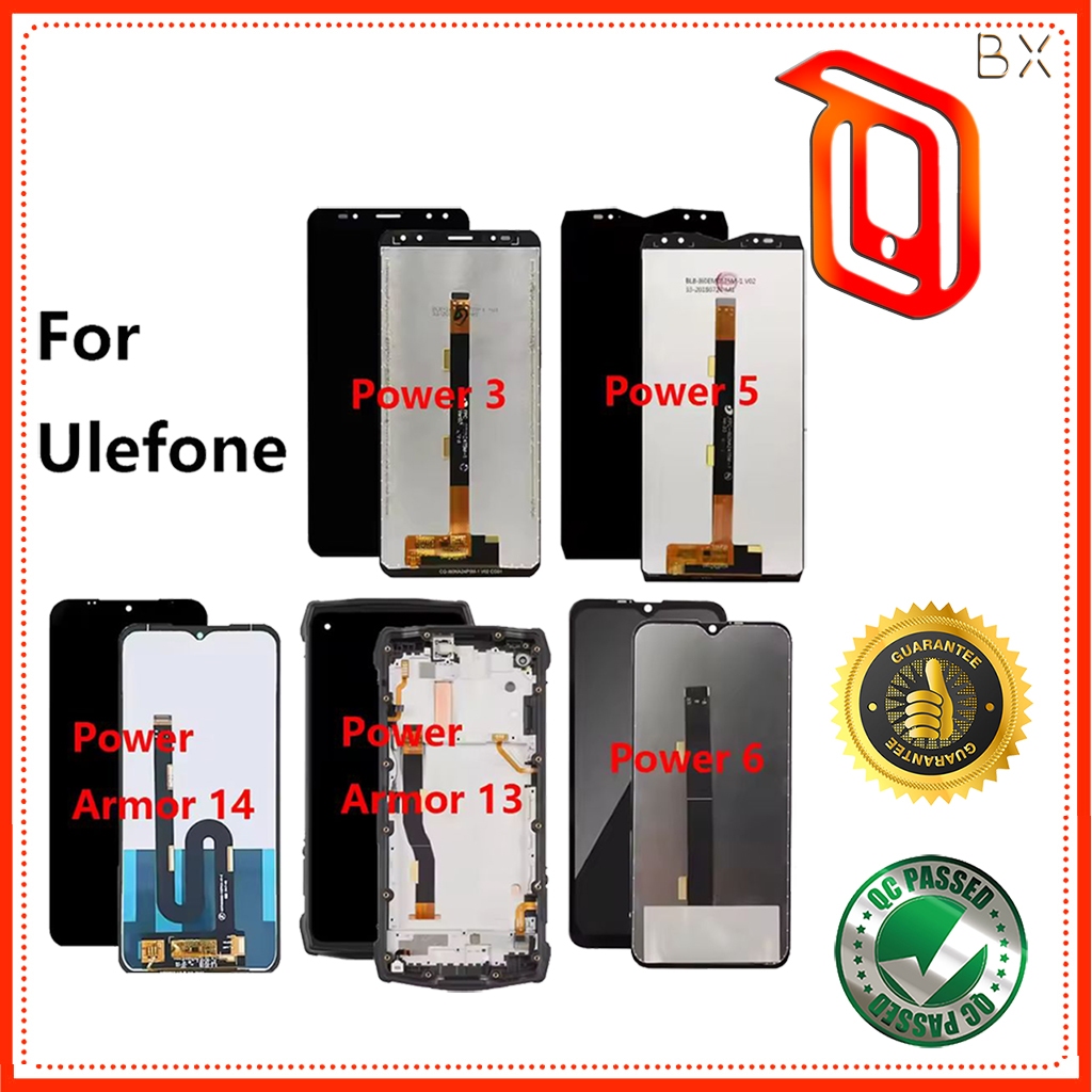 สําหรับ Ulefone Armor Power 5/6 Power Armor 13 จอแสดงผล LCD และชุดแผงสัมผัส