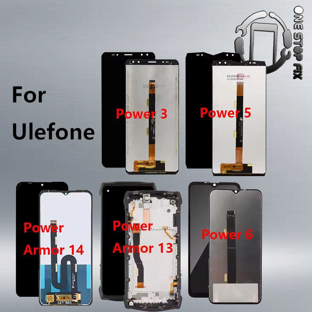 สําหรับ Ulefone Armor Power 5/6 Power Armor 13 จอแสดงผล LCD + Touch Glass Digitizer