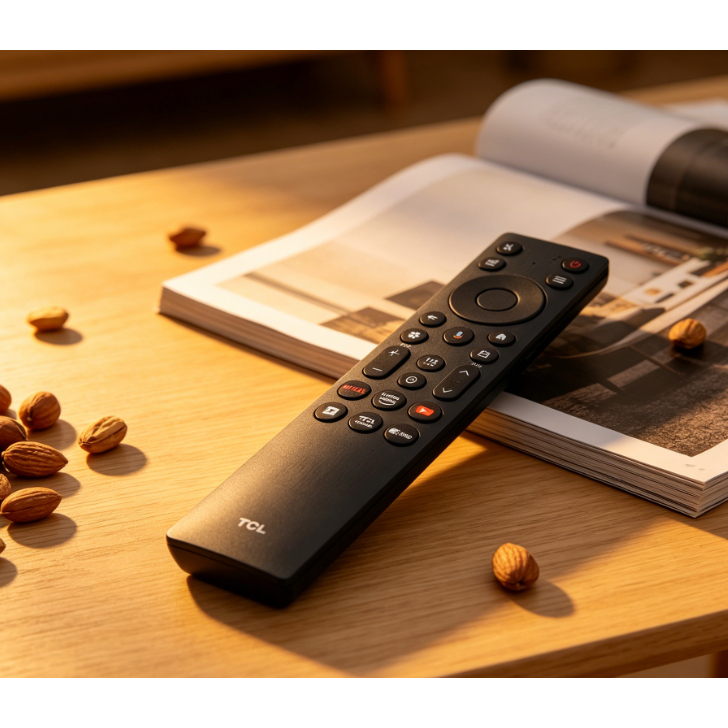 สําหรับบลูทูธเสียงสมาร์ททีวีระยะไกล RC813A FMB1 Universal Fit 2025 TCL รุ่น 75T6C เปลี่ยน TCL TV Con