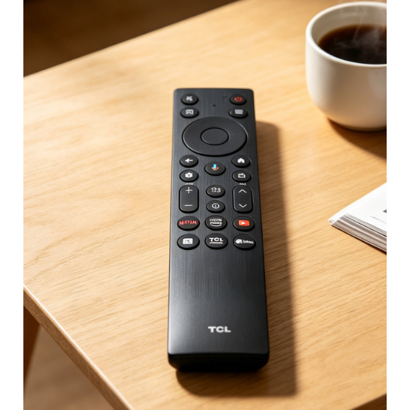อัจฉริยะบลูทูธเสียงรีโมทคอนโทรล RC813A FMB1 ใหม่ Universal สําหรับ 2025 TCL TV รุ่น 75T6C