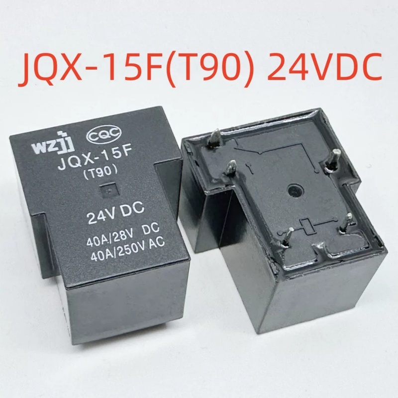 รีเลย์ JQX-15F (T90) 24VDC 40A 5 พิน