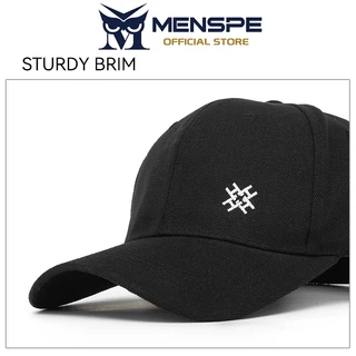 MENSPE เบสบอลหมวก Unisex ดีไซน์แฟชั่น สำหรับใส่กลางแจ้งและป้องกันแสงแดด ออกแบบมาให้ระบายอากาศได้ดี