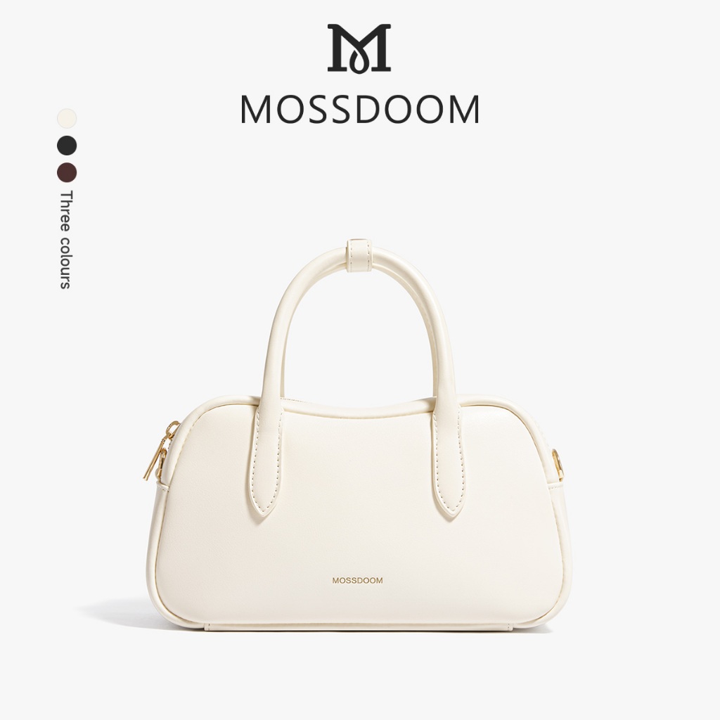 MOSSDOOM The Muse Amia Bag กระเป๋าถือทรงบอสตัน ดีไซน์โค้งมน น่ารัก เรียบง่ายแต่มีสไตล์