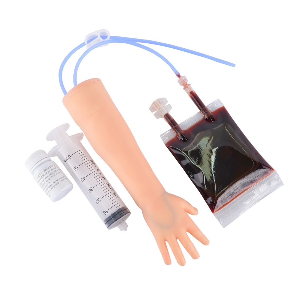 เด็กทารก IV Practice Arm พร้อม Dorsal และ Antecubital Veins สําหรับ IV Training Phlebotomy IV Cathet