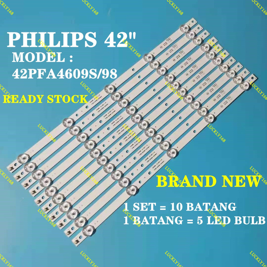 PHILIPS 42PFA4609S/98 PHILIPS 42 LED TV BACKLIGHT / LAMPU TV (พร้อมสต็อก) 42PFA4609