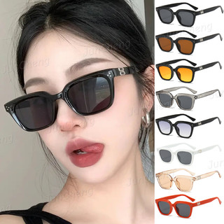 Korean Retro rectangle Sunglasses For women men small cat's eye Brown Sun glasses For Women Fashion And Spicy Girls Ins UV Resistant Shade For women